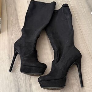 Jessica Simpson Serelli Black Platform Boots